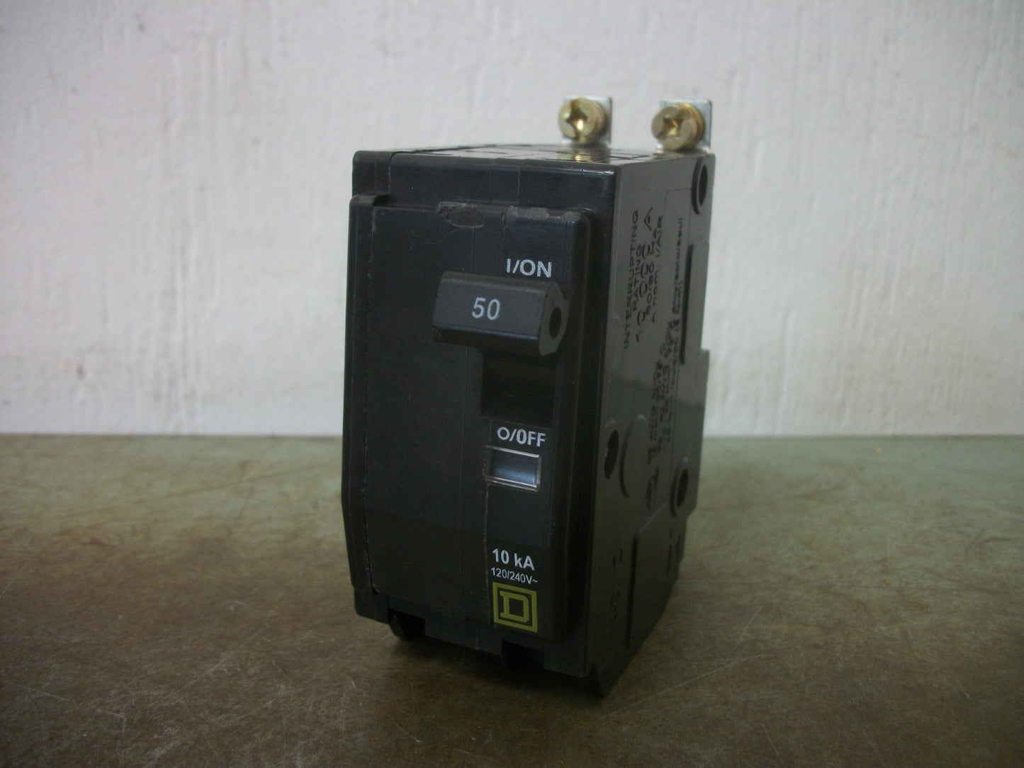 SQUARE D QOB CIRCUIT BREAKER QOB250 50AMP 240VOLT 2POLE
