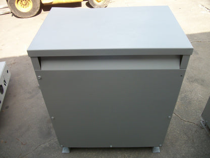 SQUARE D SORGEL 75KVA 3PH TRANSFORMER 75T3H HV 480 LV 208Y/120 REFURB OLD STYLE