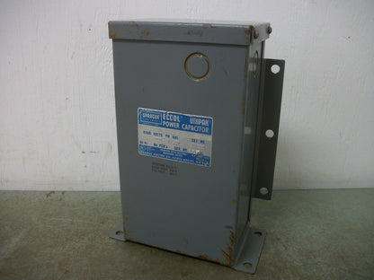 SPRAGUE ECCOL UNIPAK POWER CAPACITOR 2X43CEU 2.5KVAR 480VOLT 3PH NOB
