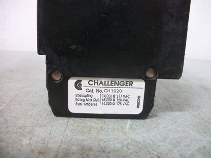 CHALLENGER LOT OF 8 CH CIRCUIT BREAKERS CH1020 20AMP 277VOLT 1POLE