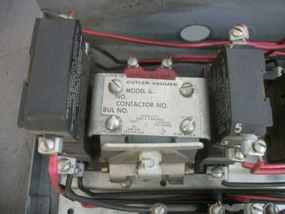 CUTLER-HAMMER 9656H125A ENC SIZE 1 REV CONTACTOR 6-3-3 110VCOIL 3PH 550VOLT 10HP