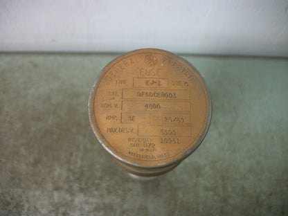 GE EJ-1 FUSE 9F60CED003 3E AMP 4.8kV