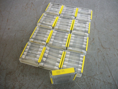 BUSSMANN LOT OF 65 CARTRIDGE FUSES AGC25 25AMP 32VOLT NEW