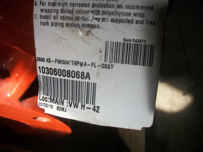 WATTS SIZE 0 1/2" BYPASS DOUBLE CHECK DETECTOR ASSEMBLY NO. 709 DCDA 175PSI NEW