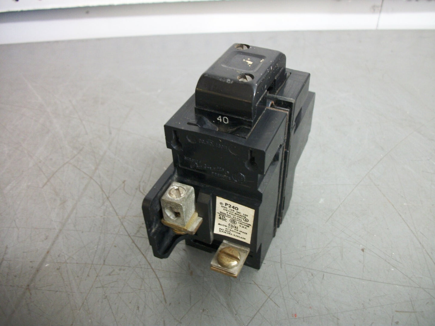 SIEMENS ITE PUSHMATIC CIRCUIT BREAKER P240 40AMP 240VOLT 2POLE