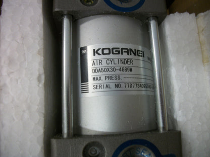 KOGANEI DDA50X30-4689W PNEUMATIC AIR CYLINDER DDA50X30-3-CS11TB2-4689W NIB
