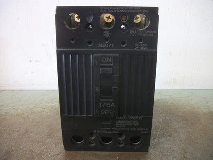 GE TQD CIRCUIT BREAKER TQD32175 175AMP 240VOLT 3POLE