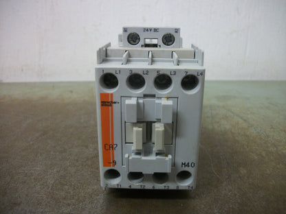 SPRECHER+SCHUH CONTACTOR CA7-9C-M40 25AMP 24VCOIL 3PH 600V 7.5HP