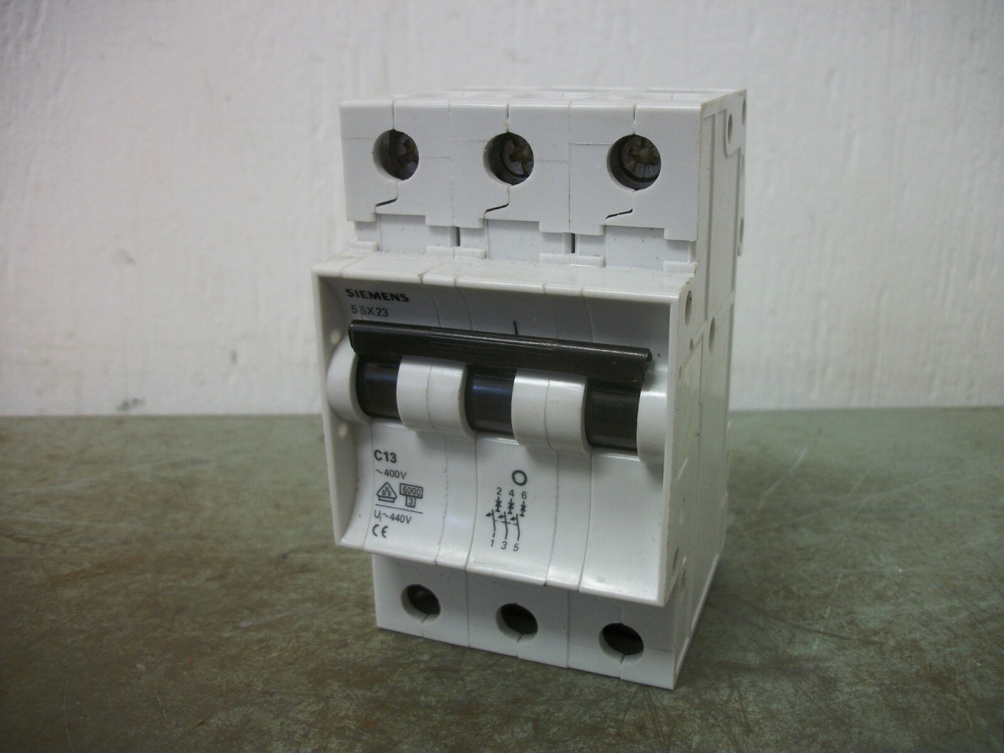 SIEMENS MINI CIRCUIT BREAKER 5SX23C13 13AMP 400VOLT 3POLE