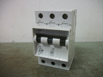 SIEMENS MINI CIRCUIT BREAKER 5SX23C13 13AMP 400VOLT 3POLE