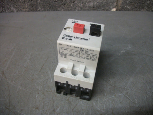 CUTLER-HAMMER MOTOR CIRCUIT BREAKER A302GN 1.6-2.5AMP