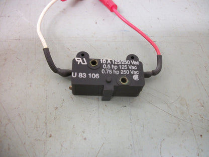 CROUZET MINI SNAP LIMIT SWITCH U83106 10AMP 125/250VAC