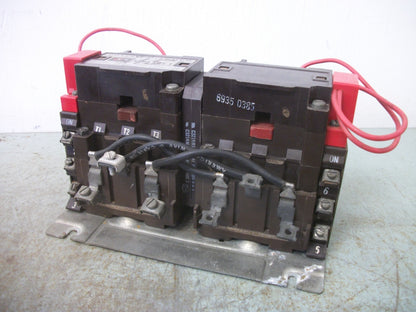 CUTLER-HAMMER REV SIZE 1 CONTACTOR C50CN3 27AMP 120VCOIL 3PH 600V 10HP