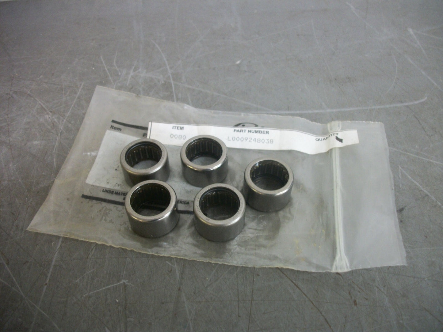 LINDE LOT OF 5 NEEDLE BEARINGS L0009248038 NEW