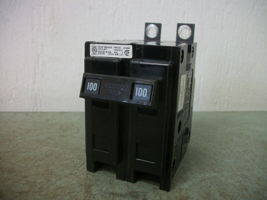 CUTLER-HAMMER BA CIRCUIT BREAKER BAB2100 100AMP 240VOLT 2POLE NOB