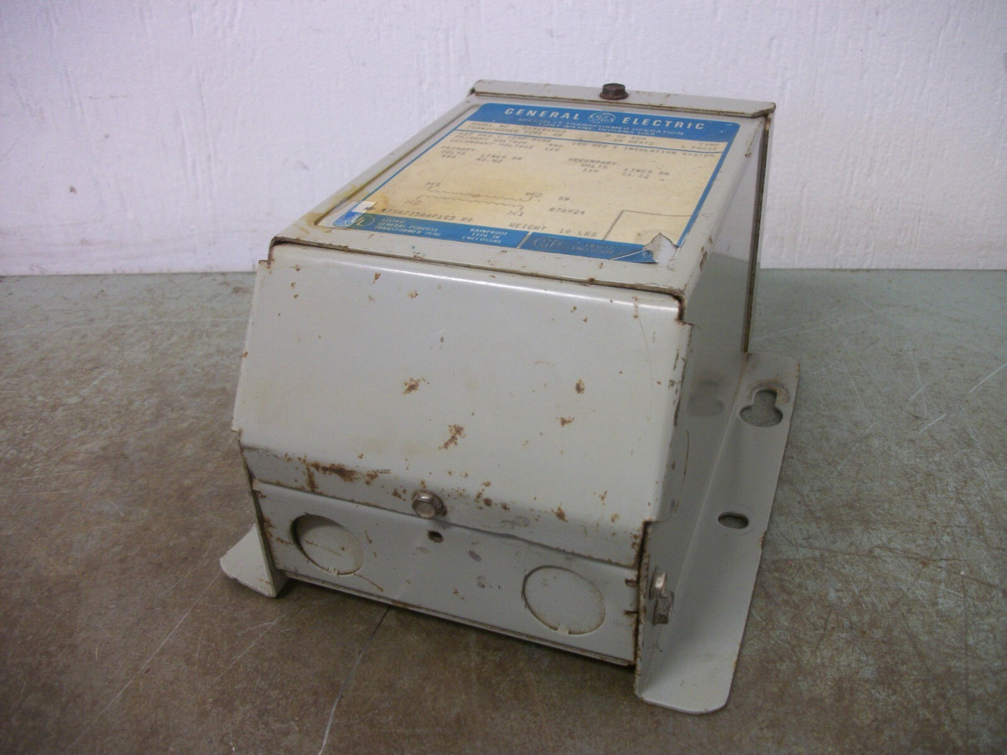 GE 0.30KVA 1PH TRANSFORMER 9T51B1003 HV 440 LV 110