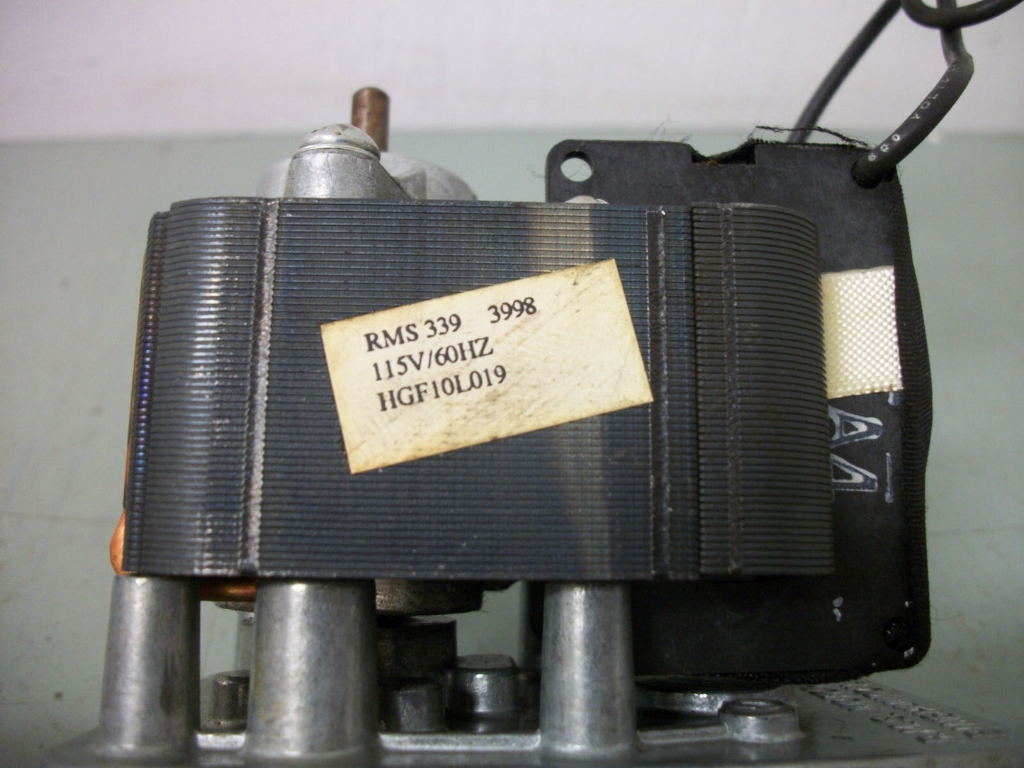 RMS MOTOR CORP HGF10L019 MOTOR ACTUATOR RMS 339 3998 115VOLT