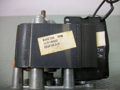 RMS MOTOR CORP HGF10L019 MOTOR ACTUATOR RMS 339 3998 115VOLT
