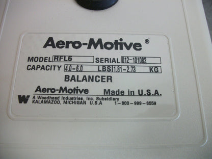 AERO-MOTIVE COMPANY 4.0-6.0LBS CAPACITY 6.6FT. RF TOOL BALANCER W/R RFL6 NIB