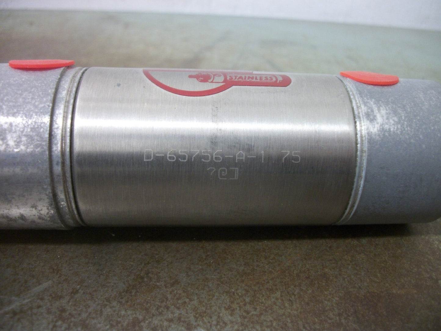 BIMBA SS PNEUMATIC CYLINDER D-65756-A-1.75 NEW