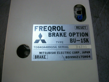 MITSUBISHI BU-15K FREQROL BRAKE OPTION TD840A489G54