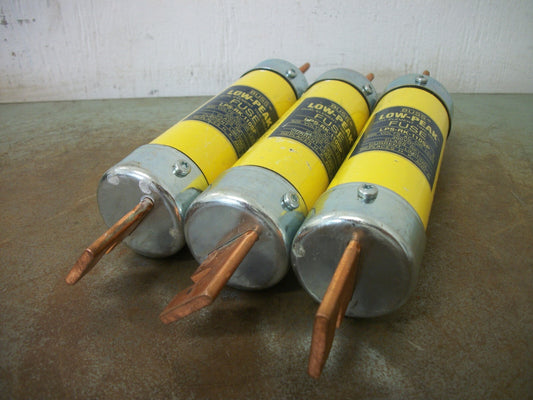 BUSSMANN LOT OF 3 LOW-PEAK FUSES LPS-RK-110SP 110AMP 600VOLT