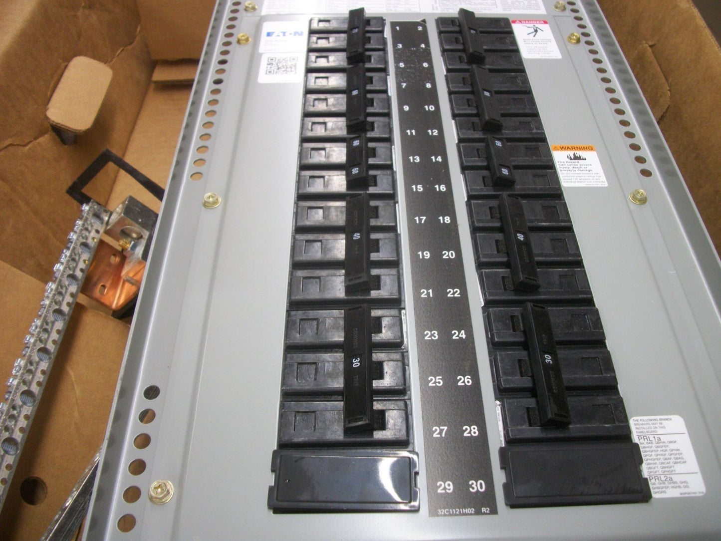 CUTLER-HAMMER PRL1A PANELBOARD INTERIOR 1C96649G06 225A 208Y/120V 3PH NIB