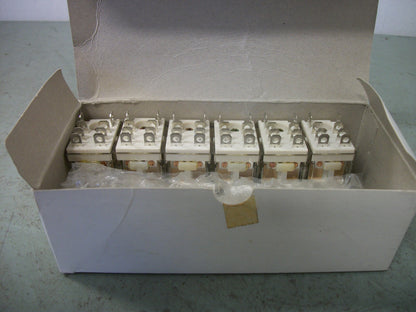 SQUARE D BOX OF 6 DPDT MINI GP RELAYS SERIES B 8501RSD42M1P14V53 10AMP 24V NIB