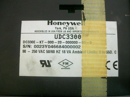 HONEYWELL TEMPERATURE CONTROLLER DC330E-KT-000-20-000000-00-0