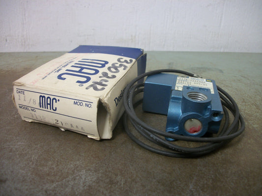 MAC SOLENOID VALVE 113B-121CAAA 240VCOIL 6.5WATT NIB