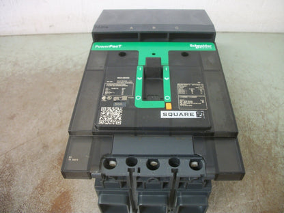 SQUARE D POWERPACT I-LINE BG CIRCUIT BREAKER BGA36050 50AMP 600VOLT 3POLE NOB