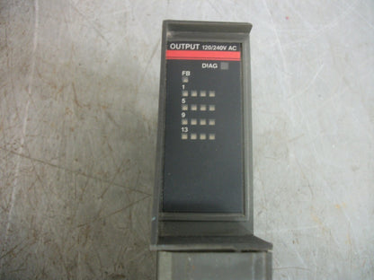 GIDDINGS & LEWIS PIC900 PROGRAMMABLE COMPUTER OUTPUT MODULE 502-03551-02