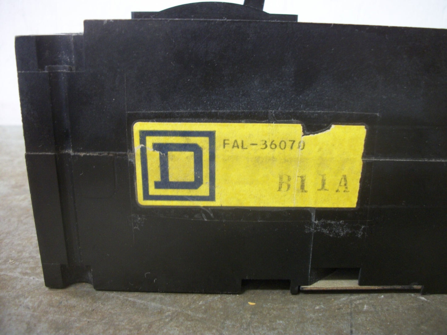 SQUARE D FAL CIRCUIT BREAKER FAL36070 70AMP 600VOLT 3POLE BLACK