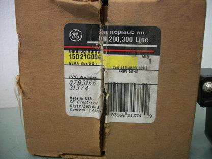 GE MAGNETIC COIL FOR SIZES 0 & 1 15D21G004 480VCOIL NIB