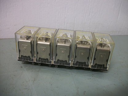 SQUARE D LOT OF 5 SERIES B 4PDT MINI GP RELAYS 8501RS24V20 120VCOIL 3AMP