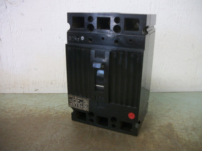 GE TED CIRCUIT BREAKER TED134100 100AMP 480VOLT 3POLE BLACK