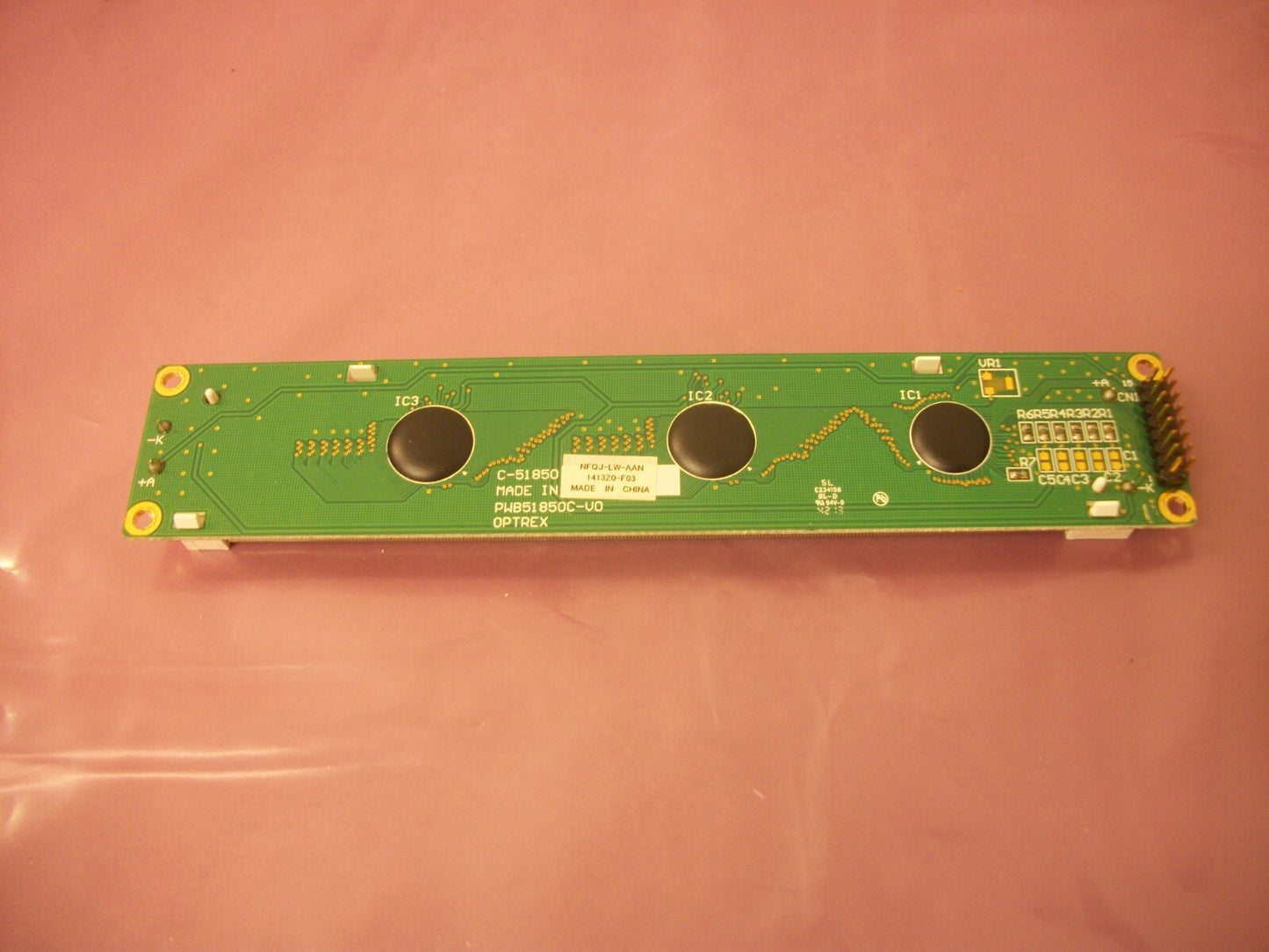 PLASTRAC OPTREX C-51850 LCD DISPLAY PCB PWB51850C-V0