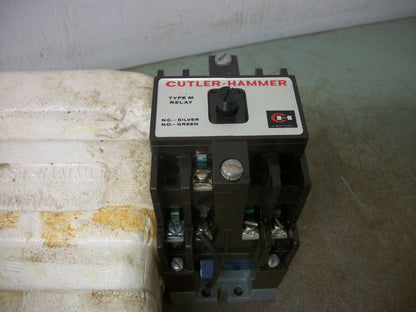 CUTLER-HAMMER TYPE M RELAY D26MRD 24VCOIL 10AMP 600VOLT NEW
