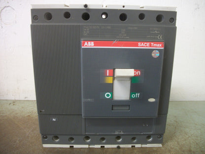 ABB SACE TMAX CIRCUIT BREAKER T5D630PV 500AMP 1100VOLT 4POLE