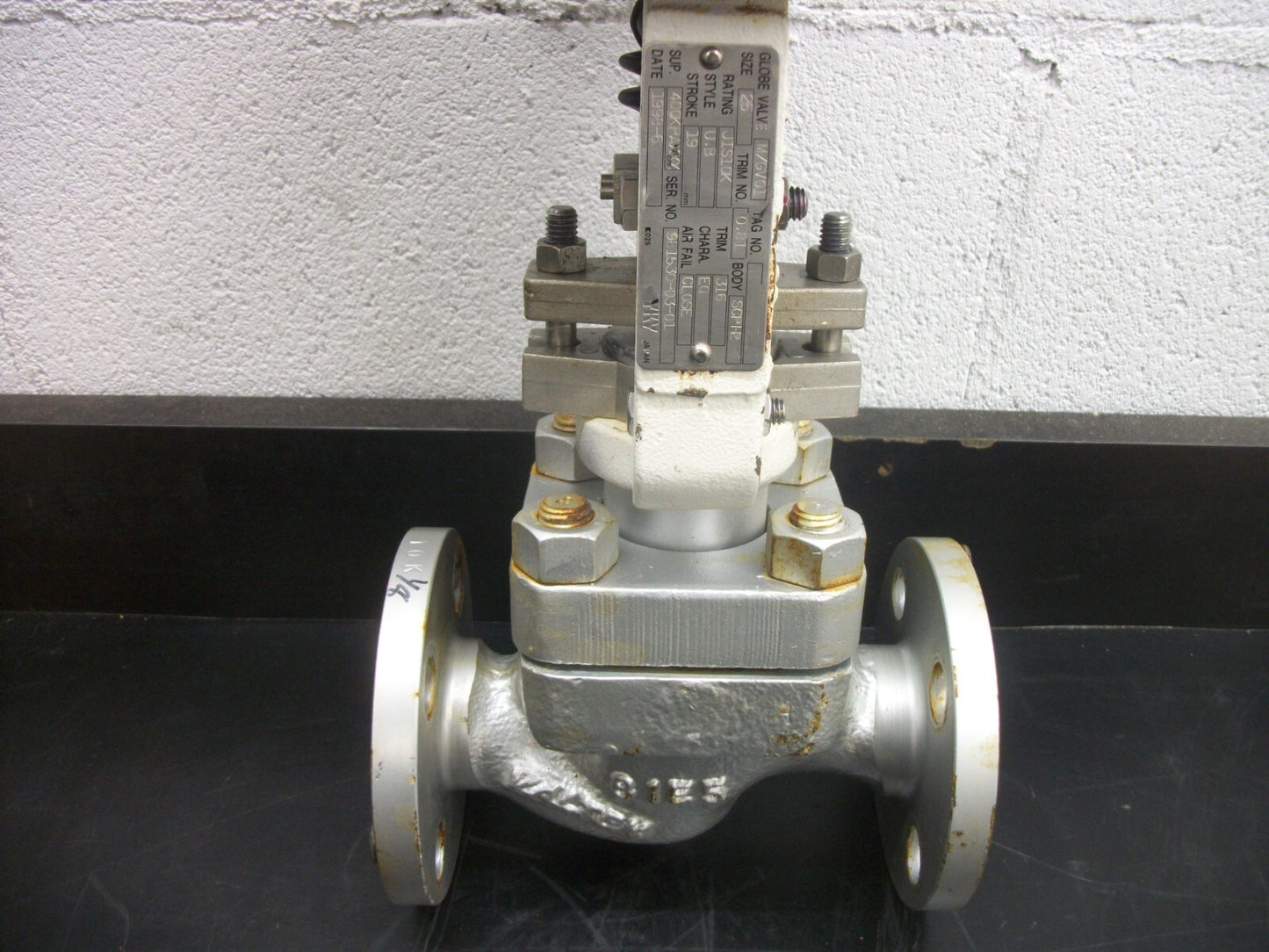 VALTEK YKV FLOWSERVE SIZE 25 PNEUMATIC ACTUATOR VALVE M/GV01 150PSI
