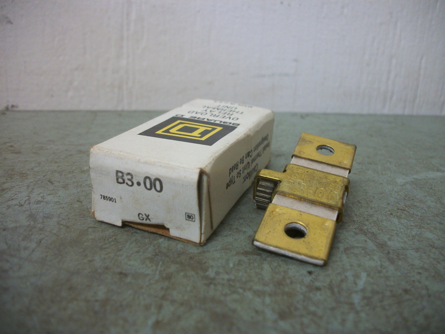 SQUARE D OVERLOAD RELAY THERMAL HEATER B3.00 NIB