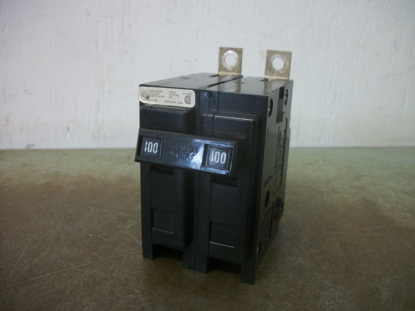 CUTLER-HAMMER BA CIRCUIT BREAKER BA2100 100AMP 240VOLT 2POLE