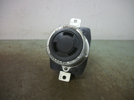 ARROW-HART HART-LOCK LOCKING RECEPTACLE 7379 50AMP 600VOLT 3P 4W NOB