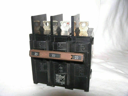 SIEMENS BQ CIRCUIT BREAKER BQ3B020 20AMP 240VOLT 3POLE