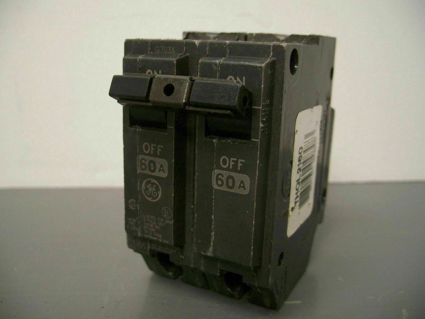 GE THQL CIRCUIT BREAKER THQL2160 60AMP 240VOLT 2POLE