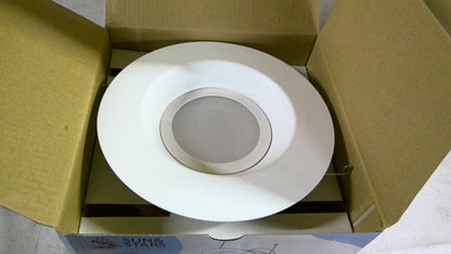 SUN & STARS BOX OF 19 WHITE DIMMABLE 6" RECESSED LED DOWNLIGHTS SSLRLED-10/40K