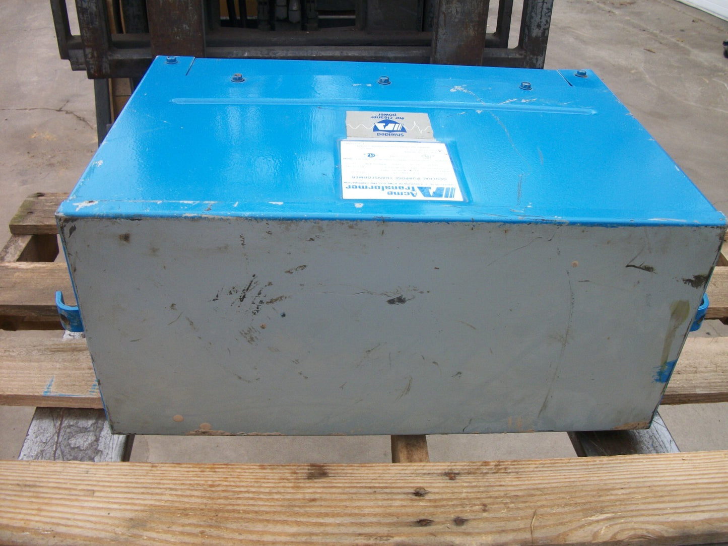 ACME 15KVA 3PH TRANSFORMER T-2-53341-1S HV 480D LV 240/120 HI LEG
