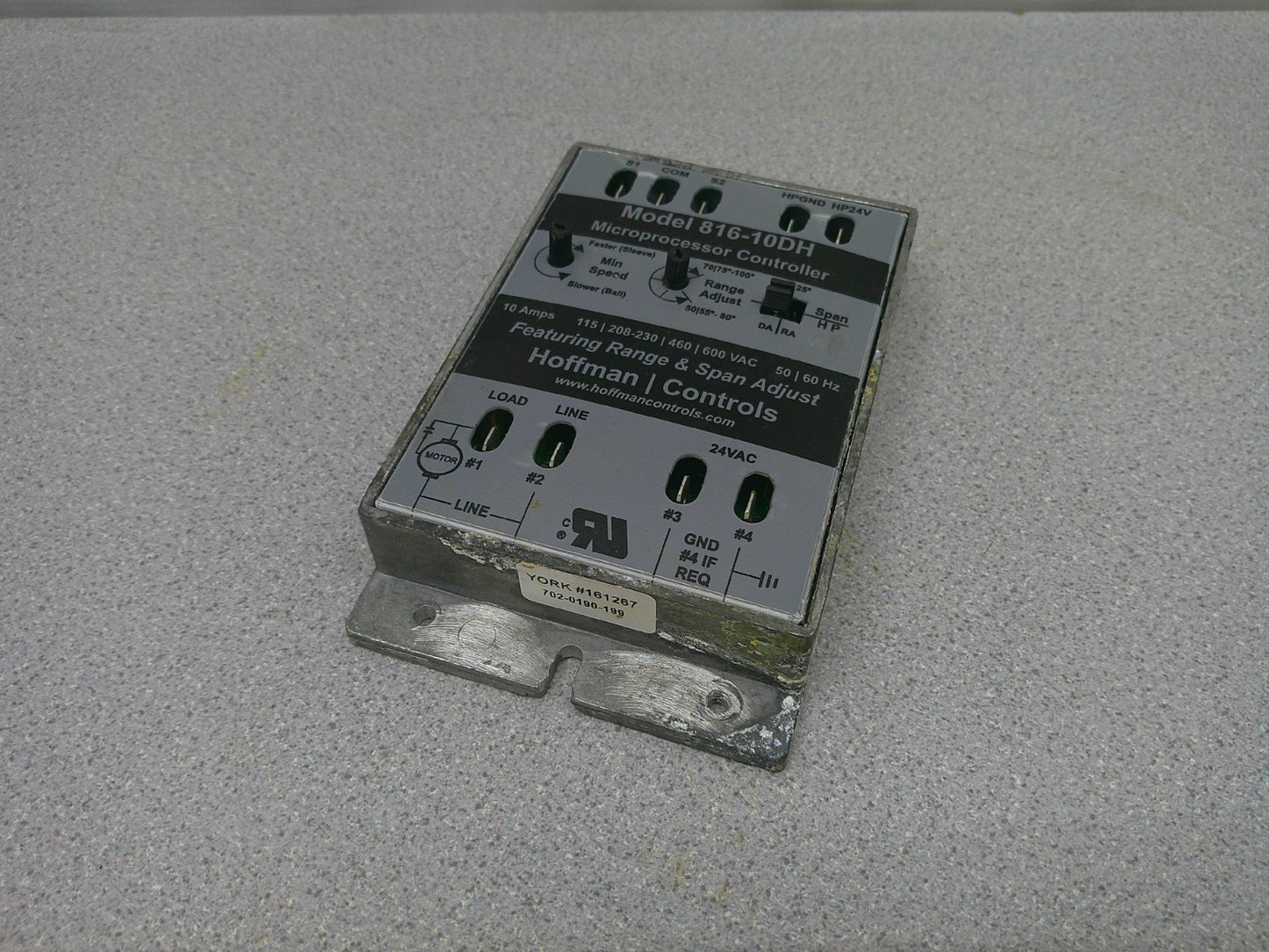 HOFFMAN MICROPROCESSOR CONTROLLER 816-10DH
