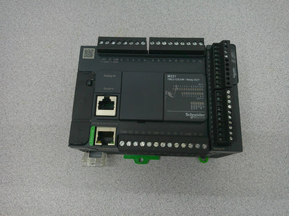 SQUARE D MODICON M221 PLC 24 I/O RELAY UNIT TM221C24R