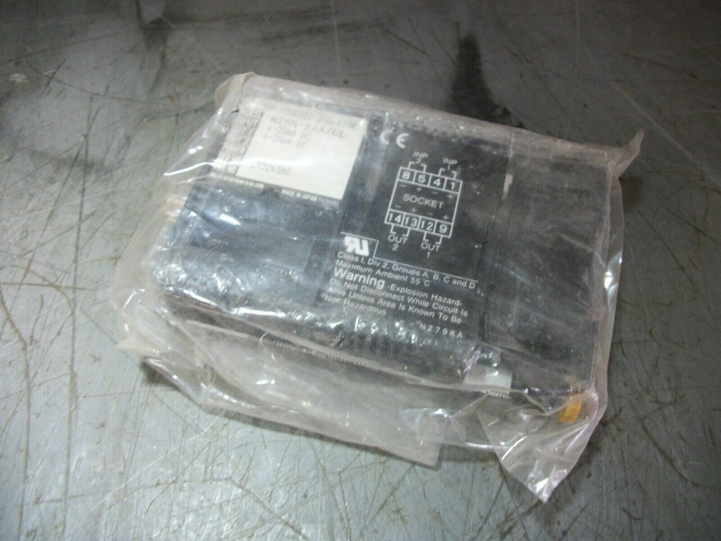 M-SYSTEM LOOP POWERED ISOLATOR MODULE M2SN-2AA/UL  4-20mA DC NOB